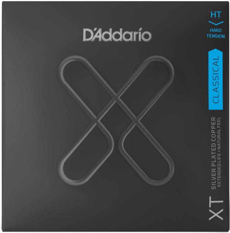 D'Addario XTC46 - Комплект струн для классической гитары, сильное натяжение, с покрытием в магазине для музыкантов Рок-н-Ролл