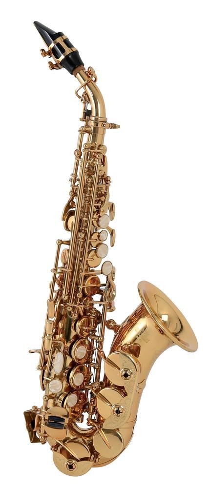 ROY BENSON SG-302 - саксофон сопрано Bb изогнутой формы в магазине для музыкантов Рок-н-Ролл