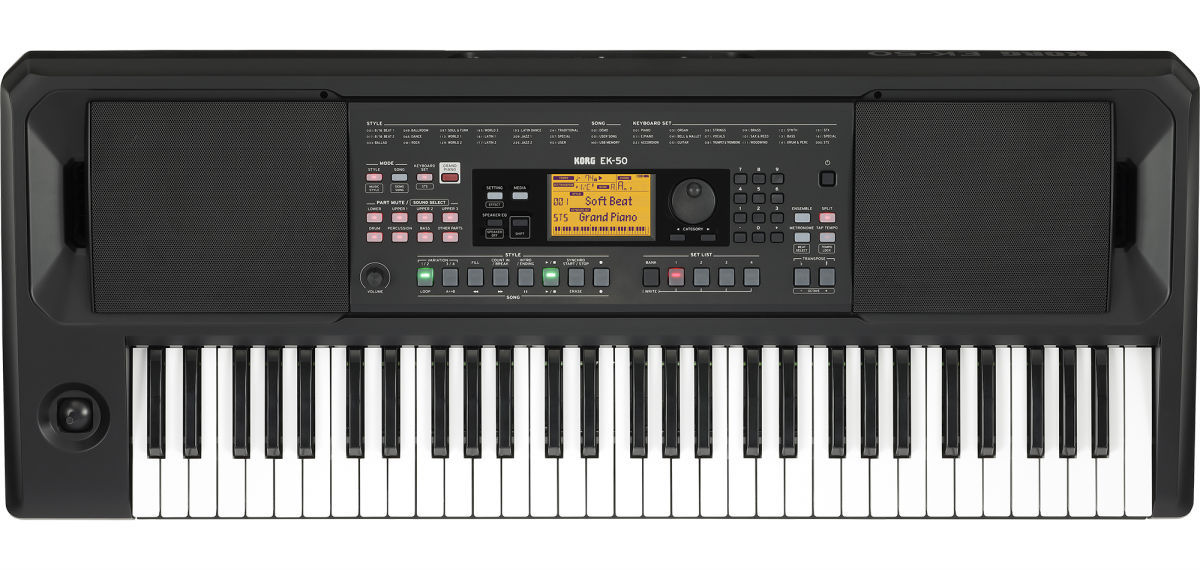 Korg EK-50 - синтезатор с автоаккомпаниментом, 61 клавиша в магазине для музыкантов Рок-н-Ролл