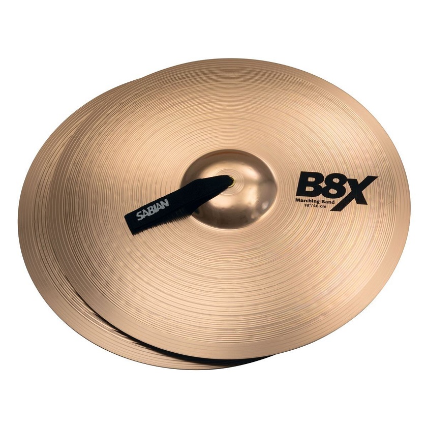 Sabian 18" B8X Marching Band - тарелки маршевые (пара) в магазине для музыкантов Рок-н-Ролл