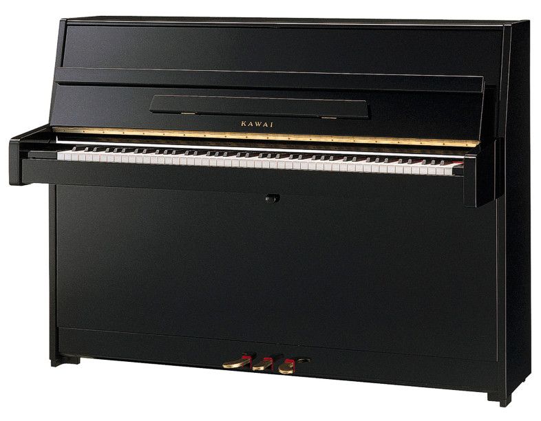 Kawai K15E M/PEP - Пианино чёрное полированное, высота 110см в магазине для музыкантов Рок-н-Ролл