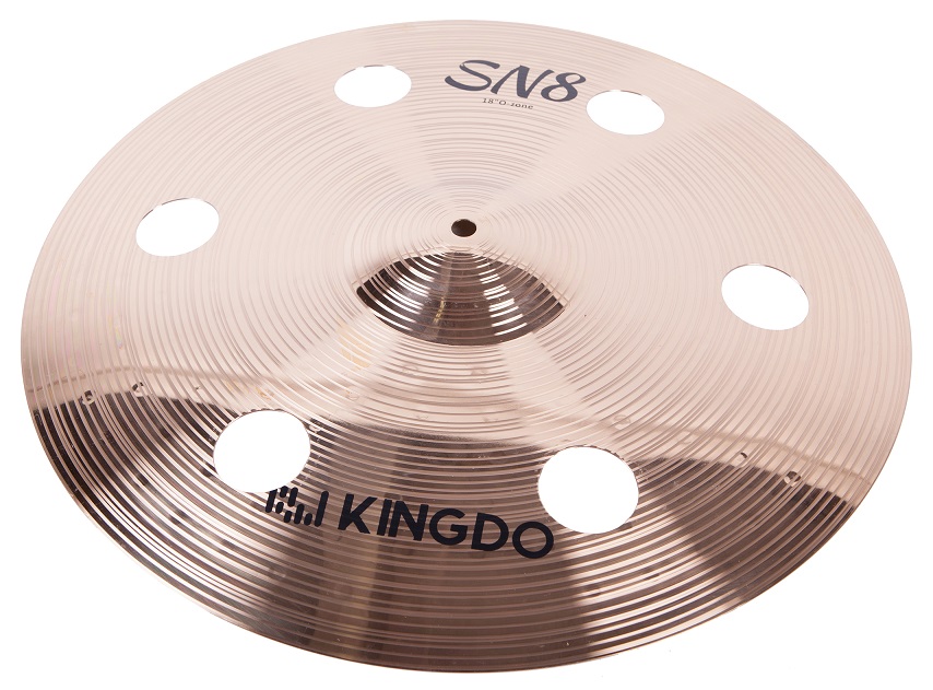 KINGDO 18" SN8 O-ZONE CRASH - тарелка crash, размер 18". сплав В8, звучание Thin, яркое в магазине для музыкантов Рок-н-Ролл