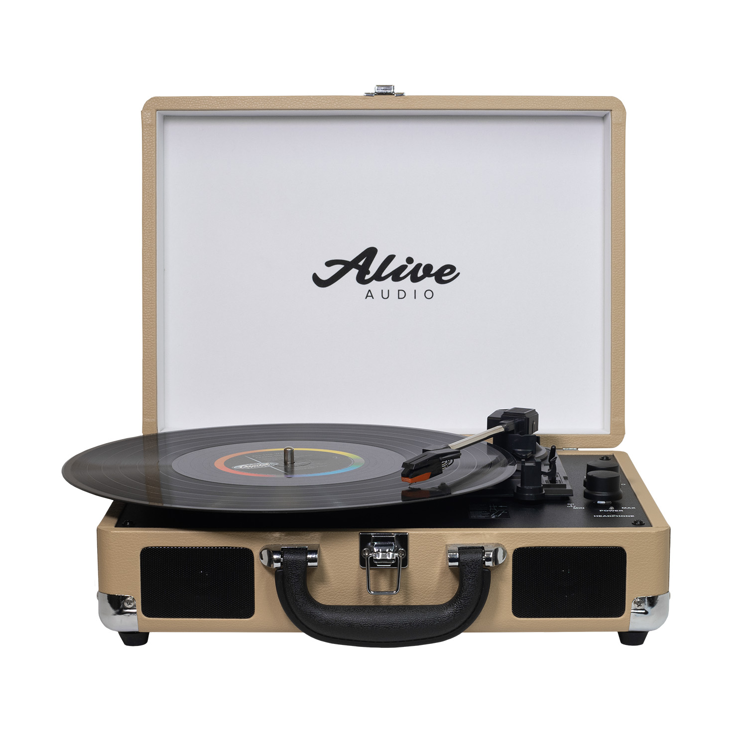Alive Audio GLAM Latte - Виниловый проигрыватель c Bluetooth в магазине для музыкантов Рок-н-Ролл