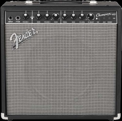 Fender Champion 40 - Усилитель для электрогитары комбо, мощность 40 Ватт, 1х12``, 2 канала в магазине для музыкантов Рок-н-Ролл