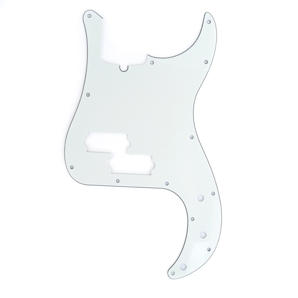 Musiclily MX1303AW - Пикгард для бас-гитары Precision Bass, 3 слоя, белая в магазине для музыкантов Рок-н-Ролл