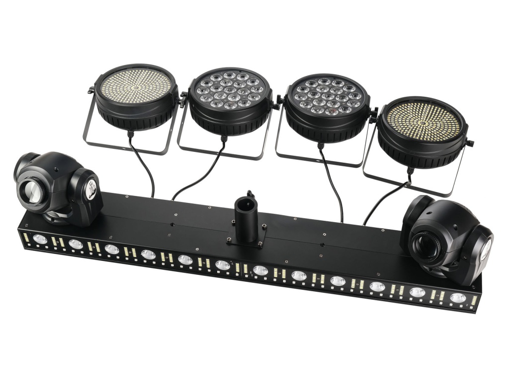 LFocus FO-1205Z-A - Комплект светодиодного оборудования в магазине для музыкантов Рок-н-Ролл