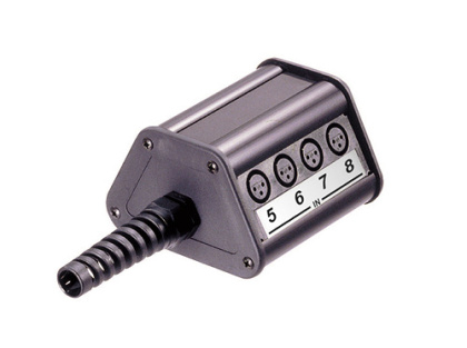 Neutrik NSB1B-8/0 - Распред. коробка 8 XLR female входов, трапецевидная конструкция. в магазине для музыкантов Рок-н-Ролл