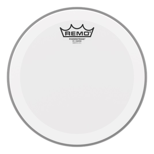 Remo P4-0110-BP 10" Powerstroke Coated - пластик для бараб. с напылен. демп. кольцом, двойной в магазине для музыкантов Рок-н-Ролл