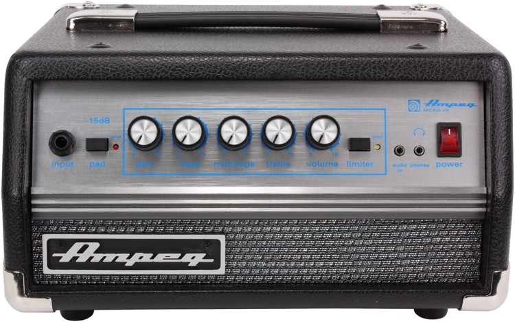 AMPEG-Micro VR Head - Басовый усилитель 'голова', 200Вт, компактная в магазине для музыкантов Рок-н-Ролл