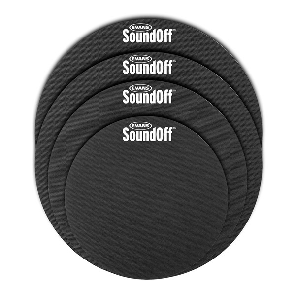Evans SO-2346 - набор Sound Off накладок на ударную установку (томы 12",13",16", и малый 14") в магазине для музыкантов Рок-н-Ролл
