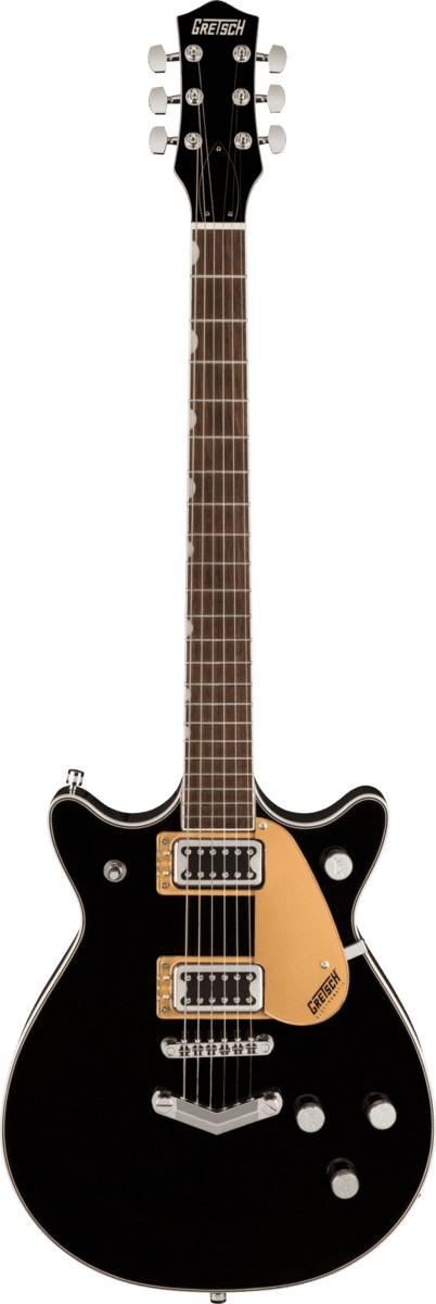 Gretsch G5222 Electromatic Double Jet BT Black - электрогитара, цвет черный в магазине для музыкантов Рок-н-Ролл