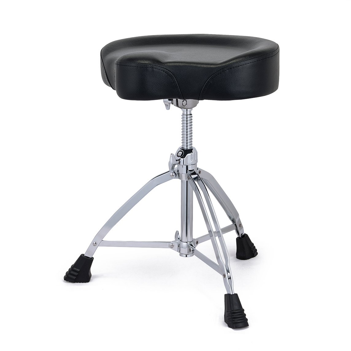 Mapex T855 - Стул с седлообразным виниловым сиденьем, ось с резьбой, двойные ножки в магазине для музыкантов Рок-н-Ролл