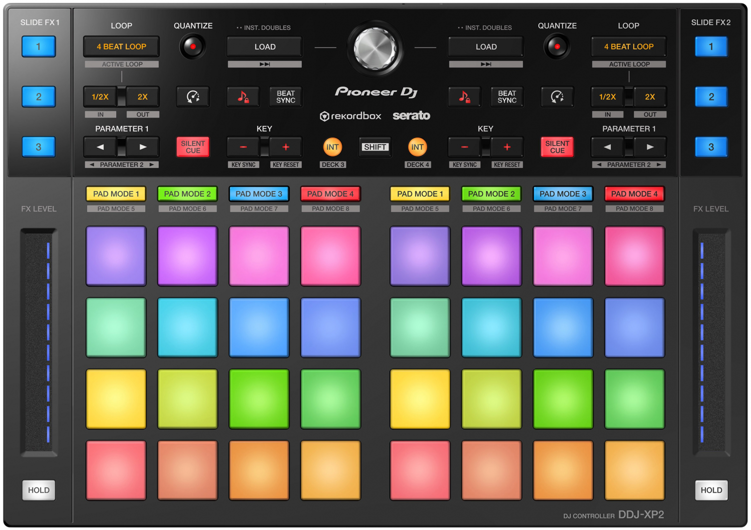 PIONEER DDJ-XP2 - дополнительный контроллер для rekordbox dj и Serato DJ Pro в магазине для музыкантов Рок-н-Ролл