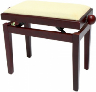 Gewa FX F900557 Piano Bench Mahogany Matt - банкетка для фортепиано, красное дерево матовая/сид.беж в магазине для музыкантов Рок-н-Ролл