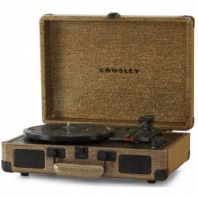 CROSLEY CRUISER PLUS Soft Gold - Виниловый проигрыватель c двухсторонним Bluetooth в магазине для музыкантов Рок-н-Ролл