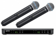 Shure BLX288E/B58 M17 662-686 MHz - двухканальная радиосистема с 2мя ручными передатчикаками BETA 58 в магазине для музыкантов Рок-н-Ролл