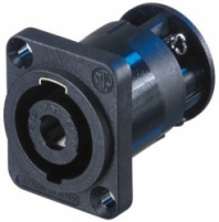 Neutrik NL4MP-ST - панельный разъём Speakon female 4-контактный, квадратный фланец, винтовой зажим в магазине для музыкантов Рок-н-Ролл