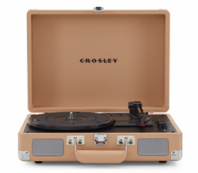 CROSLEY CRUISER PLUS Light Tan - Виниловый проигрыватель c двухсторонним Bluetooth в магазине для музыкантов Рок-н-Ролл