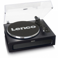 Lenco LS-430BK - Виниловый проигрыватель с 4 встроенными динамиками в магазине для музыкантов Рок-н-Ролл
