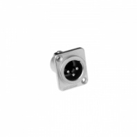 Amphenol AC3MDZ - Разъем XLR панельный папа в магазине для музыкантов Рок-н-Ролл