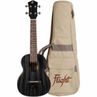 FLIGHT DUC400 Ash Black - укулеле, концерт, чехол в комплекте в магазине для музыкантов Рок-н-Ролл FLIGHT DUC400 Ash Black - укулеле, концерт, чехол в комплекте в магазине для музыкантов Рок-н-Ролл