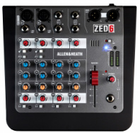 Allen&Heath ZED6 - Компактный аналоговый микшерный пульт в магазине для музыкантов Рок-н-Ролл