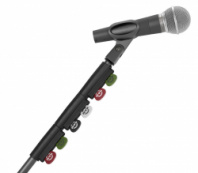 K&M 14510-000-55 - держатель для 6 медиаторов на микрофонную стойку, в комплекте 4 медиатора в магазине для музыкантов Рок-н-Ролл