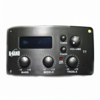 B-Band T7 - Темброблок акт. (3Т+1V, phase, Tuner, LCD), пъезодатчик, крепеж, 9V в магазине для музыкантов Рок-н-Ролл B-Band T7 - Темброблок акт. (3Т+1V, phase, Tuner, LCD), пъезодатчик, крепеж, 9V в магазине для музыкантов Рок-н-Ролл