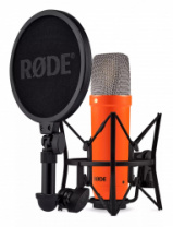 RODE NT1 SIGNATURE ORANGE - студийный кардиоидный конденсаторный микрофон, цвет оранжевый в магазине для музыкантов Рок-н-Ролл RODE NT1 SIGNATURE ORANGE - студийный кардиоидный конденсаторный микрофон, цвет оранжевый в магазине для музыкантов Рок-н-Ролл