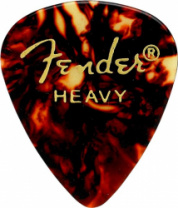 FENDER CLASSIC SHELL (12PK) HVY - медиаторы жесткие, классические (упакованы по 12 шт.) в магазине для музыкантов Рок-н-Ролл