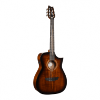 Cort LUXE-NYLON-II-WCASE-BKB Frank Gambale Series - Электро-акустическая гитара, с чехлом в магазине для музыкантов Рок-н-Ролл