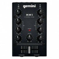Gemini MM1 - Компактный 2-х канальный DJ микшер в магазине для музыкантов Рок-н-Ролл