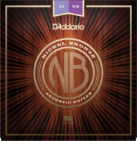 D'Addario NB1152 - Комплект струн для акустической гитары, Custom Light, 11-52 в магазине для музыкантов Рок-н-Ролл