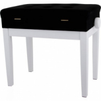 GEWA 130520 Piano bench Deluxe Compartment White matt - Банкетка для пианино в магазине для музыкантов Рок-н-Ролл GEWA 130520 Piano bench Deluxe Compartment White matt - Банкетка для пианино в магазине для музыкантов Рок-н-Ролл