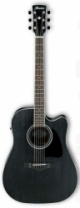 Ibanez ARTWOOD AW84CE-WK - электроакустическая гитара, цвет чёрный в магазине для музыкантов Рок-н-Ролл