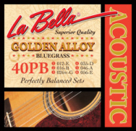 La Bella 40PB - Комплект струн для акустической гитары 12-56  в магазине для музыкантов Рок-н-Ролл