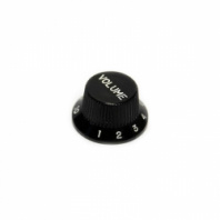 Hosco KB-240VI - Ручка потенциометра Volume, Strat, цвет черный в магазине для музыкантов Рок-н-Ролл