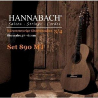 Hannabach 890MT34 KINDER GUITAR SIZE - Комплект струн для классической гитары 3/4 нейлон/посеребренн в магазине для музыкантов Рок-н-Ролл