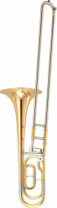 Yamaha YBL-421G  бас-тромбон Bb/F, 14.3/241мм, Golg-brass раструб, чистый лак в магазине для музыкантов Рок-н-Ролл