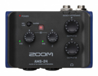 Zoom AMS-24 - Аудиоинтерфейс для музыки и стриминга в магазине для музыкантов Рок-н-Ролл Zoom AMS-24 - Аудиоинтерфейс для музыки и стриминга в магазине для музыкантов Рок-н-Ролл