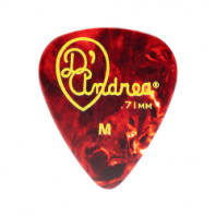 D'Andrea TPG351-071MD Shell Celluloid - Медиаторы, 12шт, целлулоид, 0,71мм в магазине для музыкантов Рок-н-Ролл