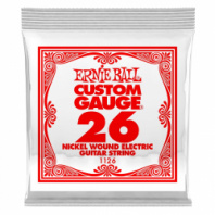 Ernie Ball 1126 - струна для электро и акустических гитар. Никель, в оплётке, калибр .026 в магазине для музыкантов Рок-н-Ролл
