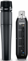 Shure SM57-X2U - динамический кардиоидный инструментальный микрофон с XLR-to-USB адаптером для подкл в магазине для музыкантов Рок-н-Ролл Shure SM57-X2U - динамический кардиоидный инструментальный микрофон с XLR-to-USB адаптером для подкл в магазине для музыкантов Рок-н-Ролл