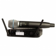 SHURE SLXD24E/B87A H56 - одноканальная цифровая радиосистема с ручным передатчиком BETA87A 518-562MH в магазине для музыкантов Рок-н-Ролл