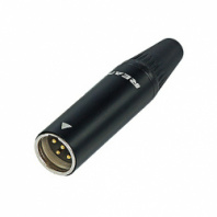 Neutrik RT4MC-B - кабельный разъем mini XLR male 4 контакта в магазине для музыкантов Рок-н-Ролл