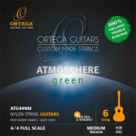 Ortega ATG44NM Atmosphere Green - Комплект струн для классической гитары, среднее натяжение в магазине для музыкантов Рок-н-Ролл Ortega ATG44NM Atmosphere Green - Комплект струн для классической гитары, среднее натяжение в магазине для музыкантов Рок-н-Ролл