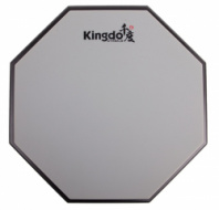 KINGDO DRUM PAD SILICAGEL GREY - тренировочный пэд 12", серого цвета в магазине для музыкантов Рок-н-Ролл