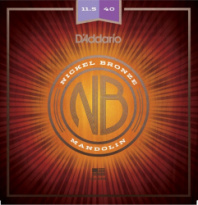 D'Addario NBM11540 Nickel Bronze - Комплект струн для мандолины, фосфорная бронза, Custom Medium, 11 в магазине для музыкантов Рок-н-Ролл