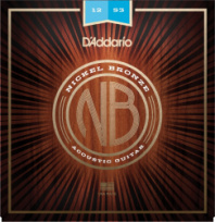 D'Addario NB1253 - Комплект струн для акустической гитары, Light, 12-53 в магазине для музыкантов Рок-н-Ролл