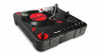 Numark PT01 SCRATCH -  портативная USB-вертушка для скретчинга, с крышкой, динамиком, питание AC/DC в магазине для музыкантов Рок-н-Ролл